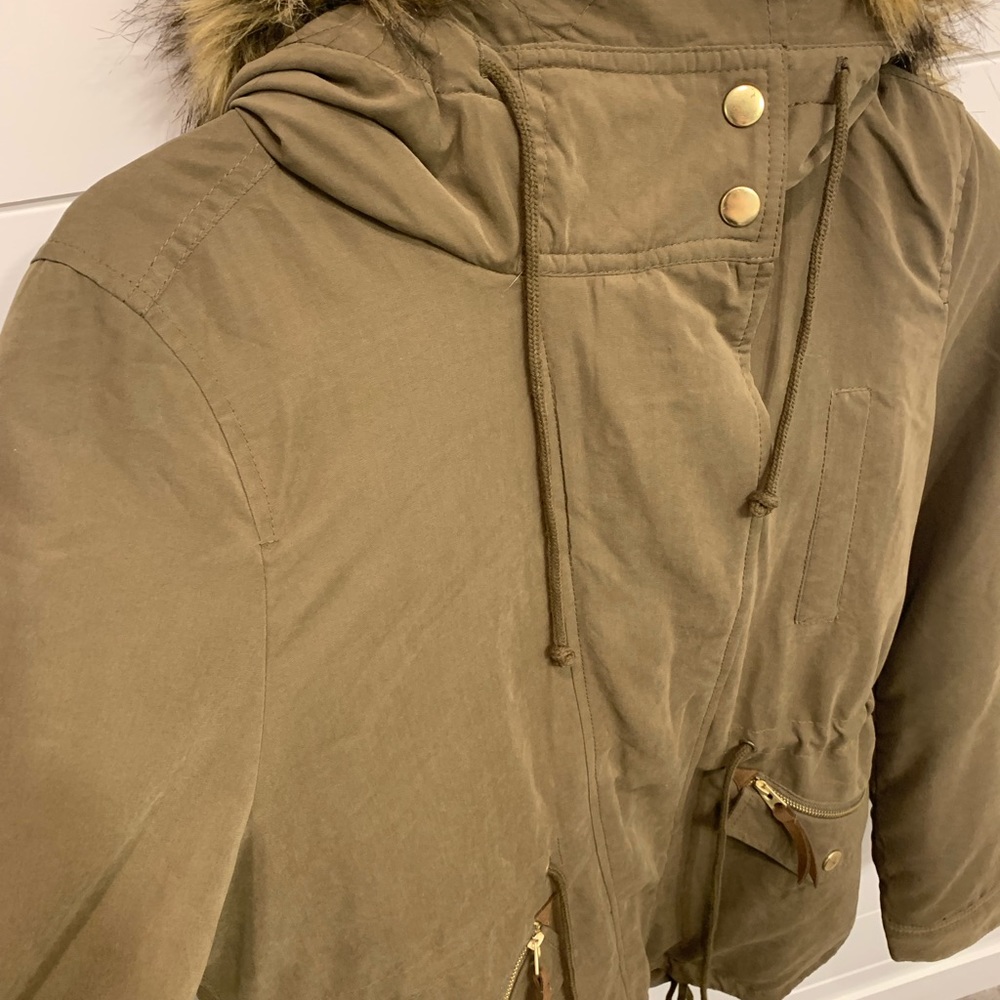 NWT Love Tree Olive Green Jacket - Picture 7 of 11